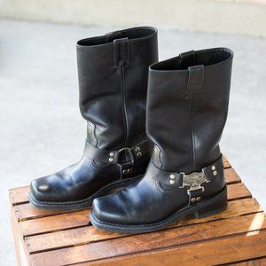 Vintage Harley Davidson Harness Boots - W8.5